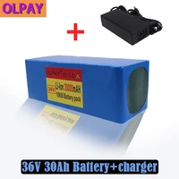 10s4p 36v battery 30ah battery pack 1000w high power battery 42v 30000mah 36v electric bike battery bms with 42v charger