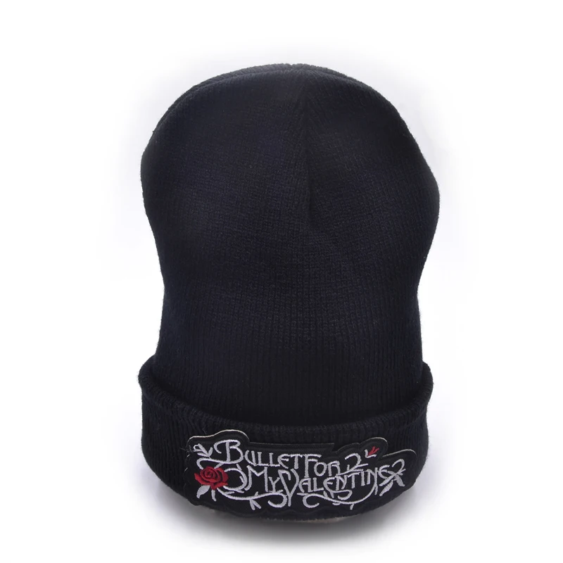Шерстяные шапки Bullet For My Valentine с логотипом 6 цветов вязаные мужские зимние