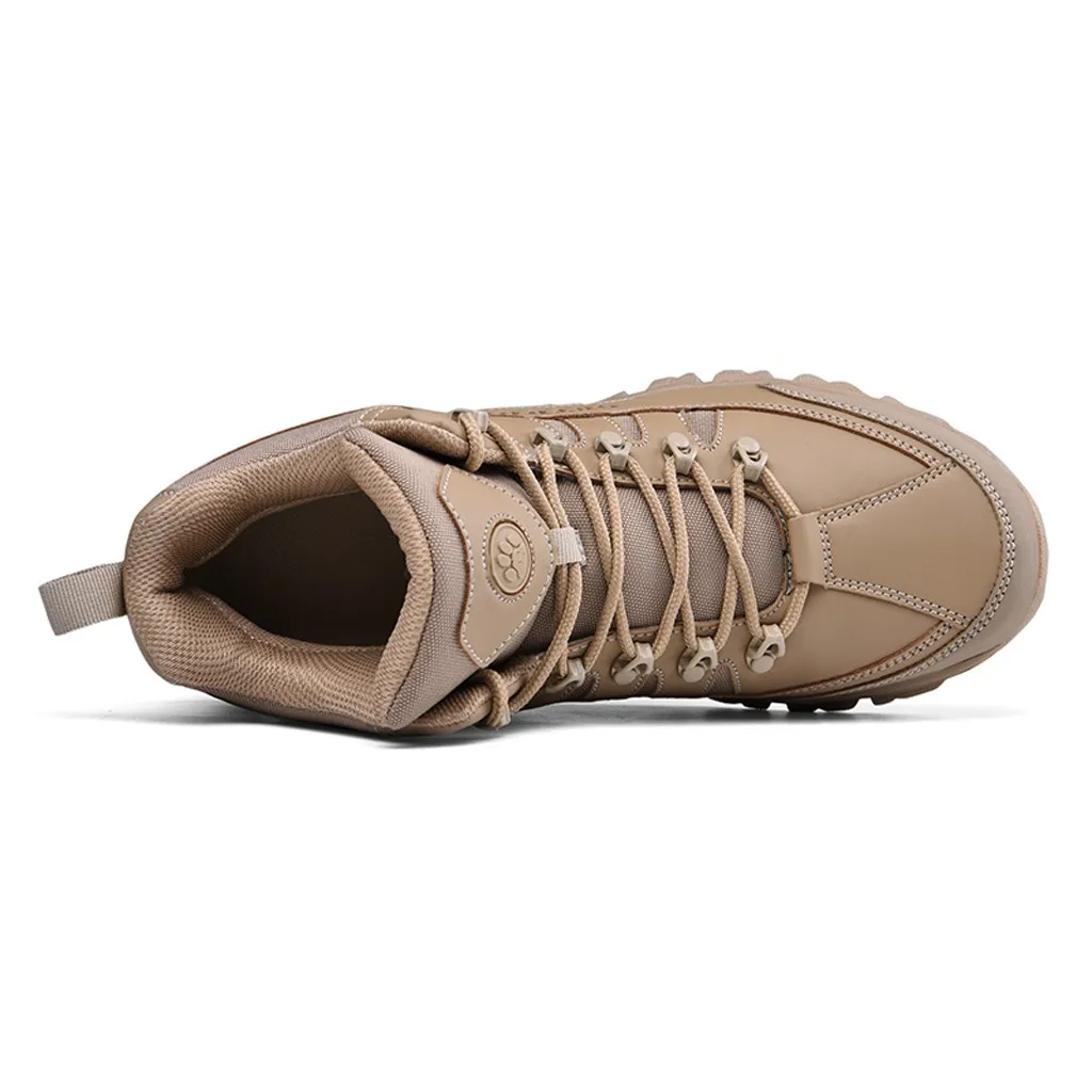 Кроссовки SAGACE мужские Нескользящие уличная спортивная обувь на шнуровке плоская