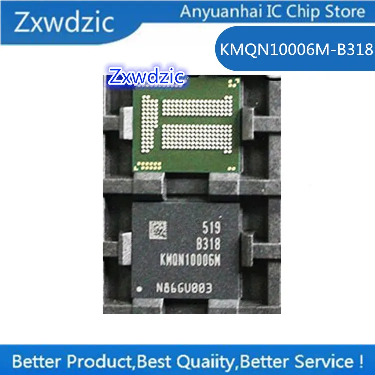 

2pcs 100% New Original KMQN10006M-B318 BGA Memory Chip KMQN10006M