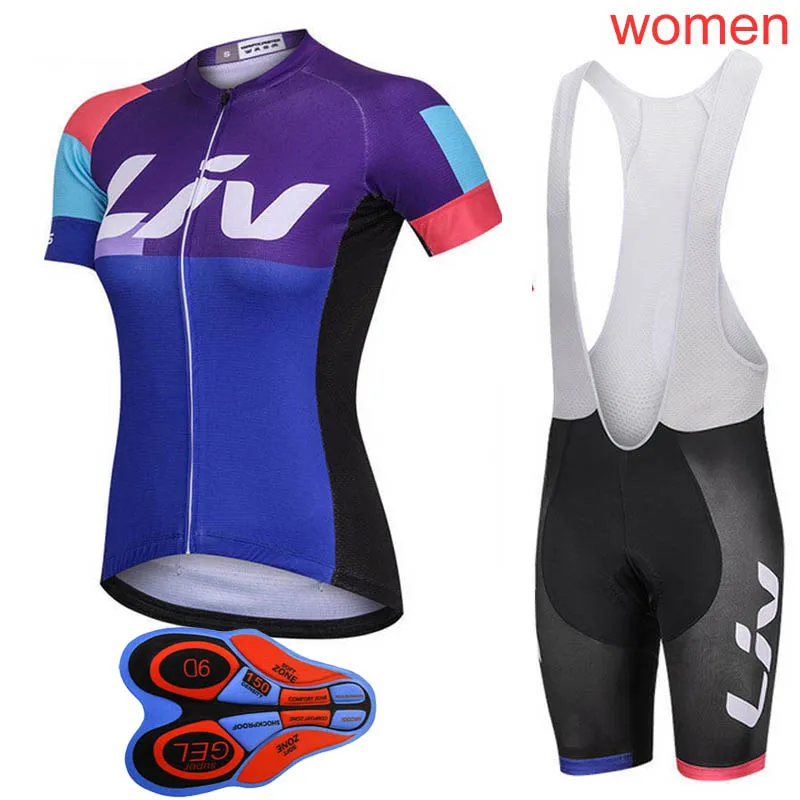 Летний велотренажер с коротким рукавом Джерси шорты набор для женщин