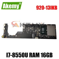                                                              Lenovo Yoga 920-13IKB                                                  NM-B291                                                      i7-8550U                                     16GB           