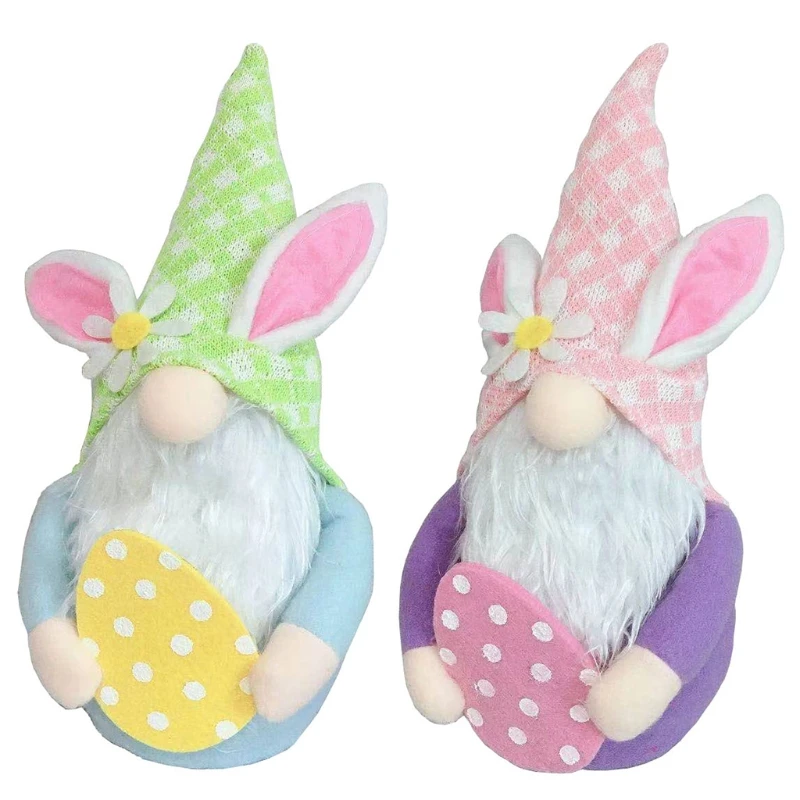 

Easter Bunny Egg Gnome Decoration Faceless Doll Plush Dwarf Swedish Tomte Elf Dropshipping