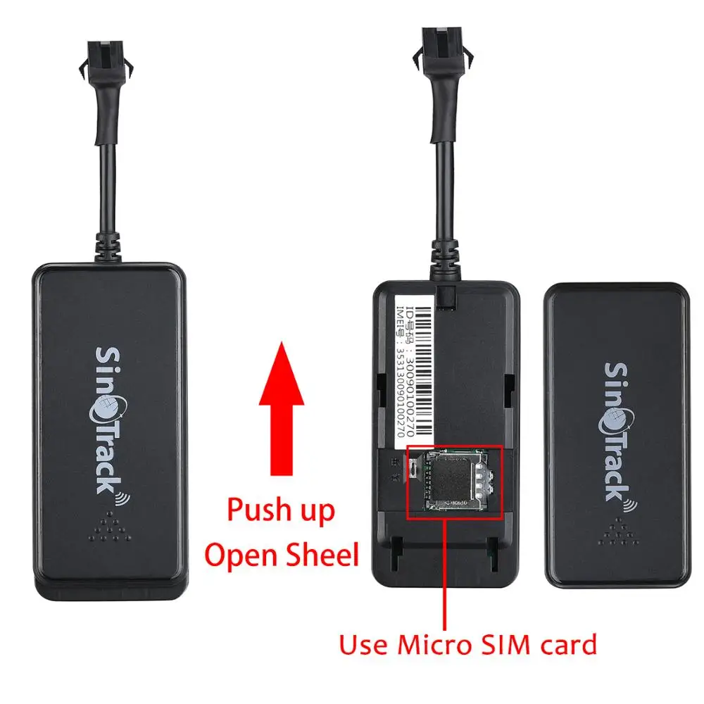 SinoTrack gps трекер GSM GPRS устройство слежения за автомобилем монитор локатор пульт дистанционного управления ST-901A+ для мотоцикла с бесплатным приложением