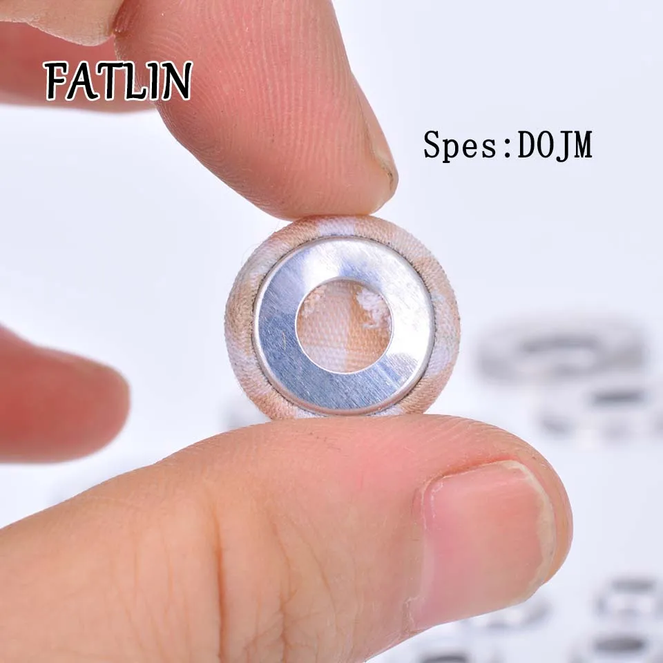 100 комплектов 18L 44L тканевые покрытые пуговицы покрытие плоская задняя сторона