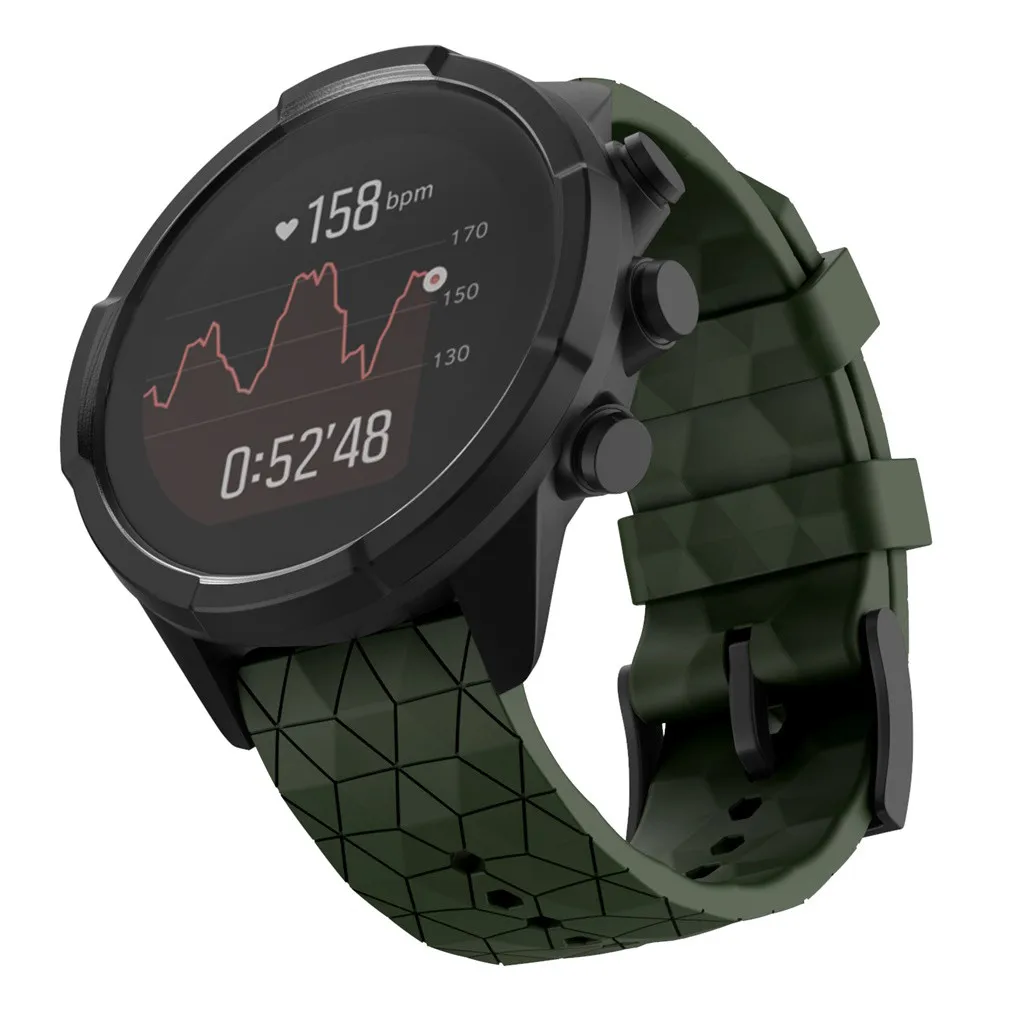 

Silicone Replacement Sports WristStrap Watch Band for SUUNTO 9/ Baro Smart Watch