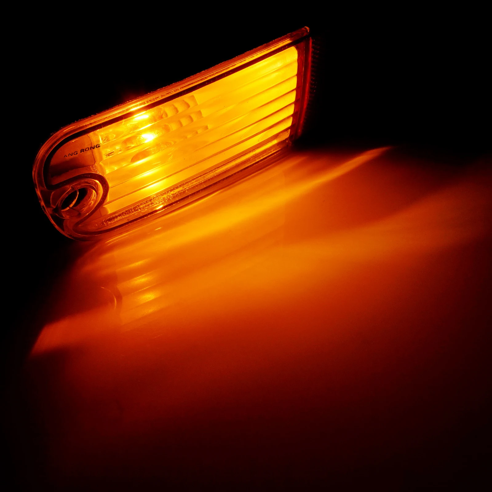 

ANGRONG Left Rear Bumper Reflector Light 12V For Mitsubishi Pajero Montero Shogun V77