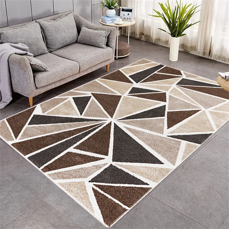 

Westerin Art Style and Chinese Craft Geometric Scheme Carpet Fashion Easy Cleaning Modern Livingroom Brief Style Carpet