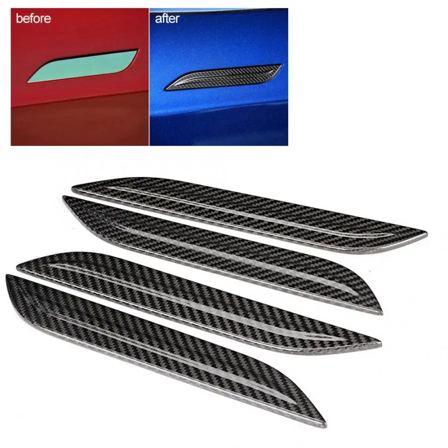 4 шт. наклейки на дверную ручку Tesla Model 3 2016 2017 2018|Наклейки автомобиль| |