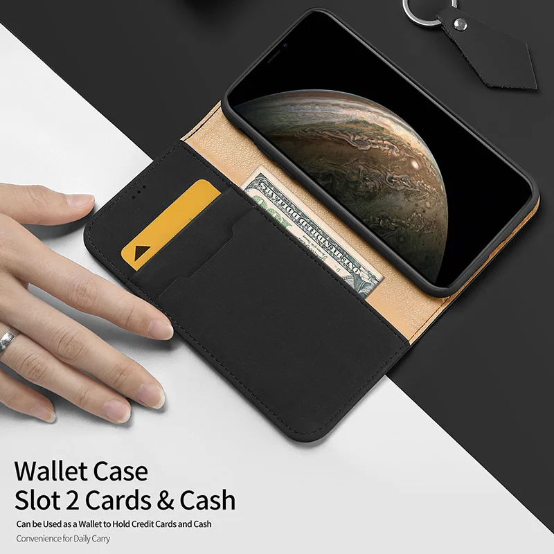 DUX DUCIS для Iphone 11Pro 12 Max 11 Pro Роскошный кошелек из натуральной кожи Магнитный чехол X XS