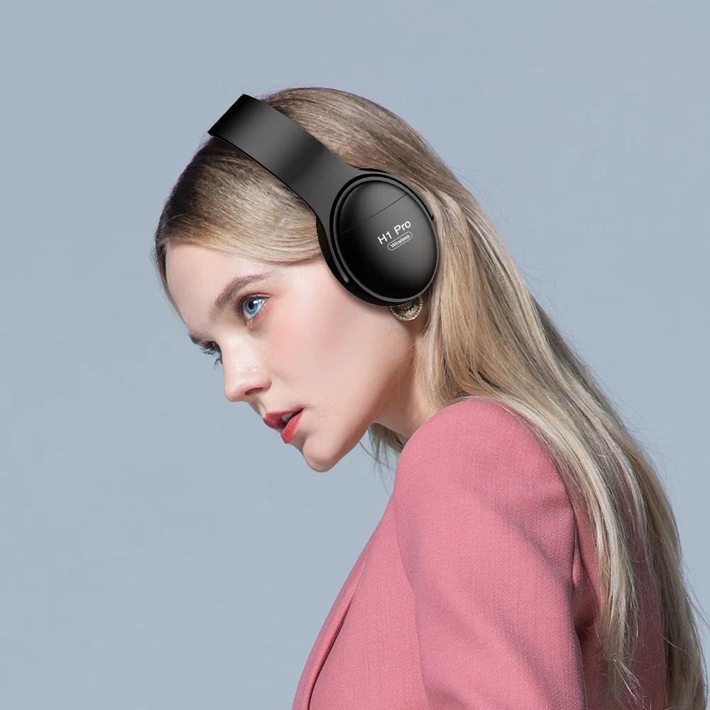 Регулируемые беспроводные наушники Simvict Bluetooth гарнитура Накладные комплект для