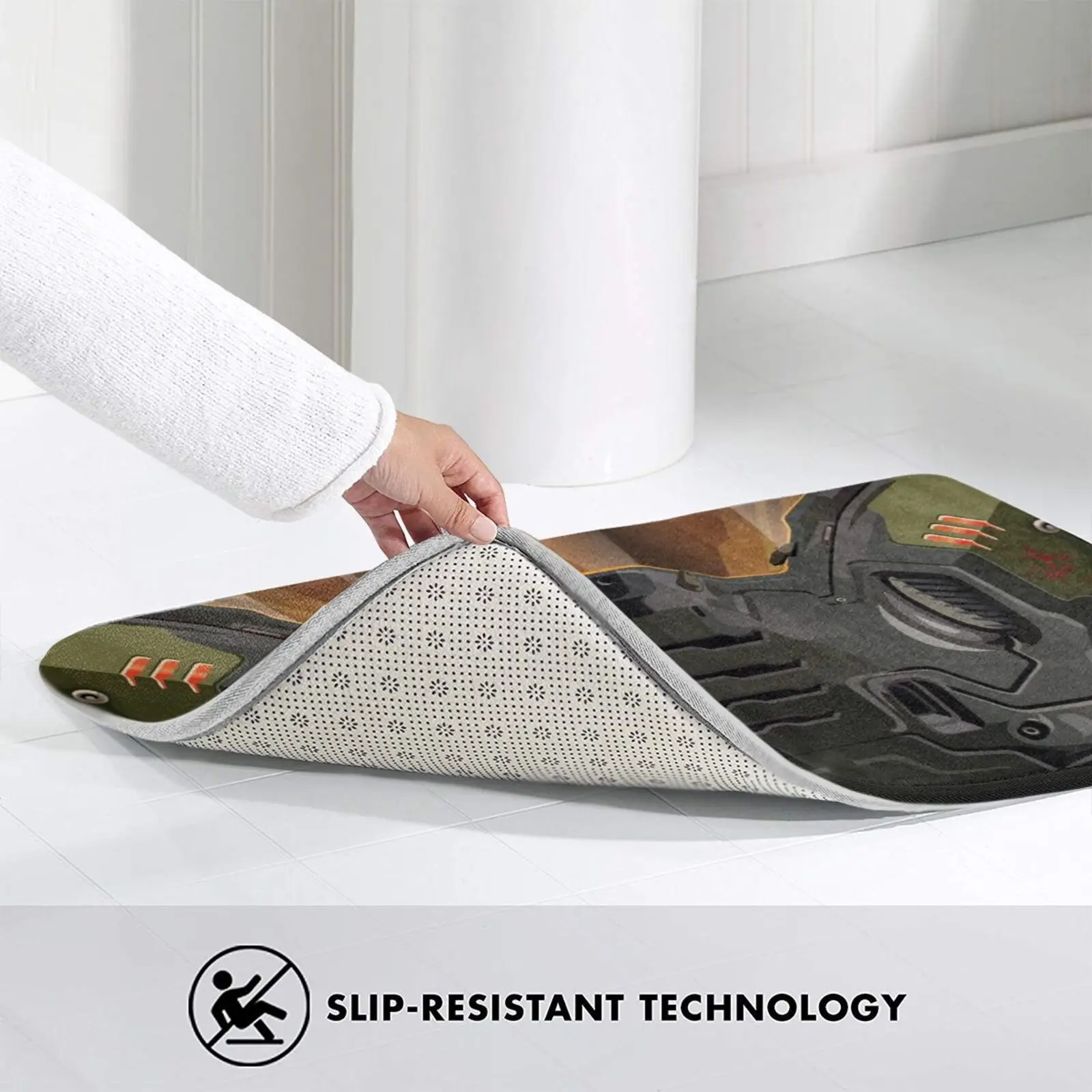 Шлем Doom мягкая подкладка для ног товары комнаты ковер коврик Рейнджер боевой