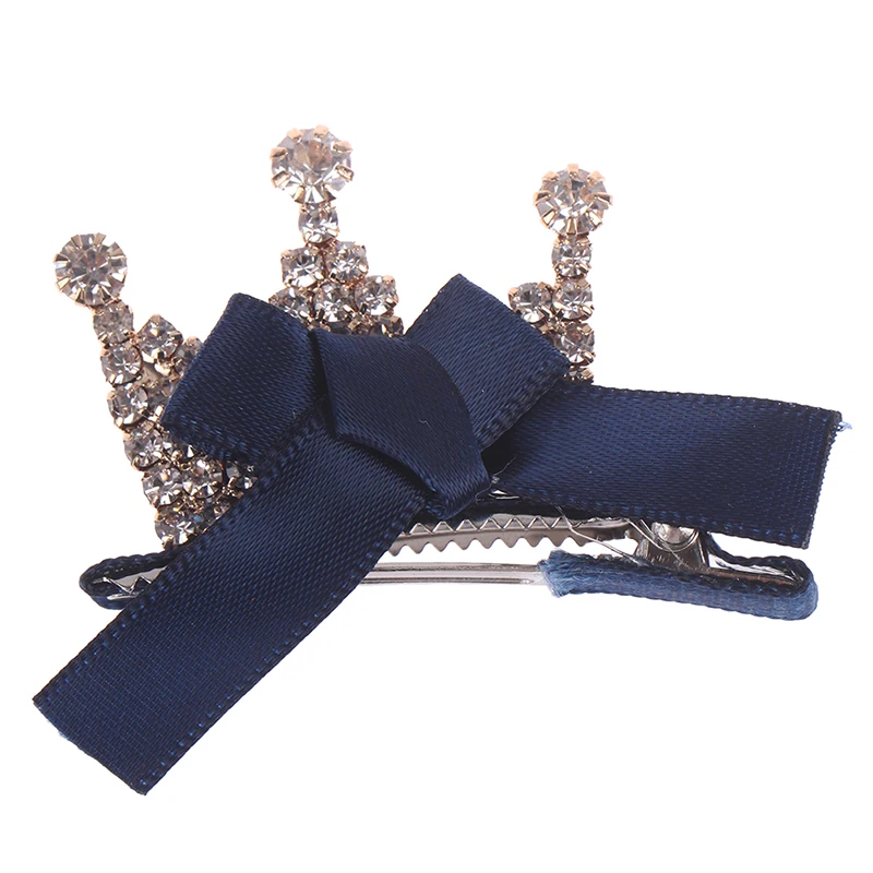 Милые блестящие заколки для волос с короной стразы хрустальные принцессы