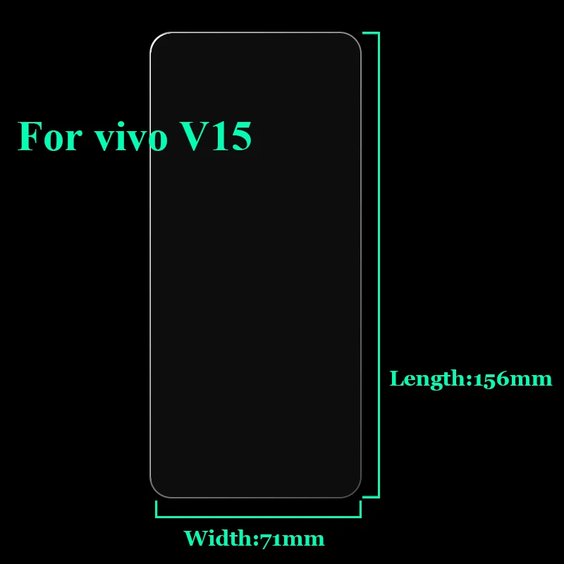 10 шт./лот для vivo V15 6 53 "/V15 Pro 39" 9H твердость 2.5D ультра тонкая закаленная Защитная