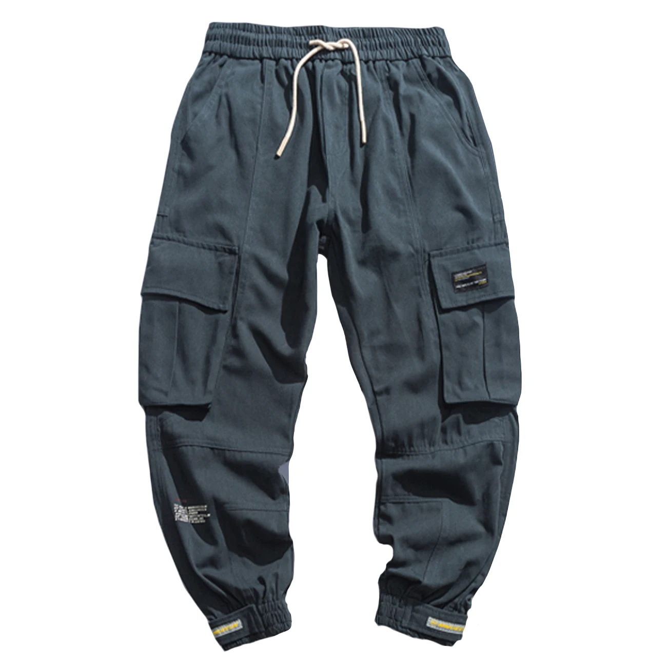 

LACIBLE Hip Hop Harem Pants Man Multi-Pocket Casual Overalls Pants Sweatpants Harajuku Oversized Loose Joggers Men Trousers