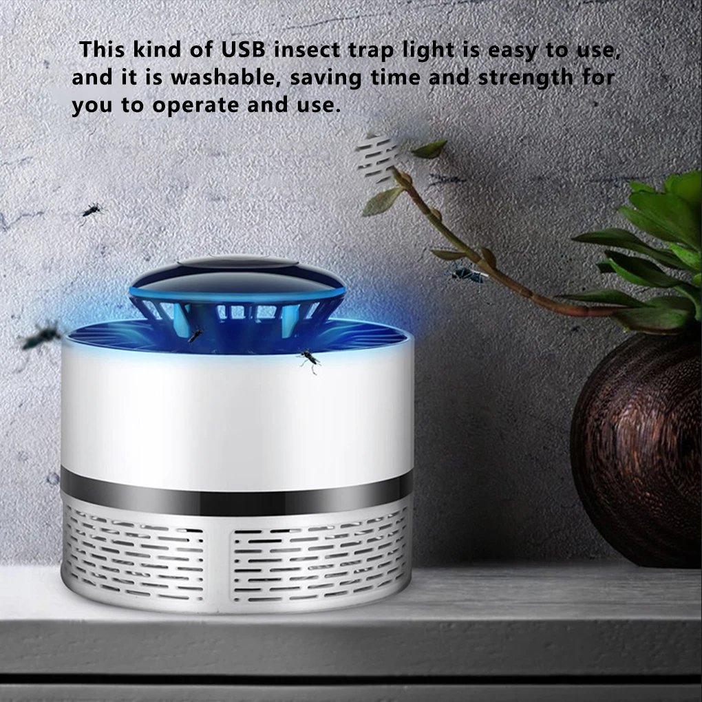 

USB Mosquito Electronic Killer Led Lamp Electrical Insect Flies Anti Lantern Fly Trap For Camping Indoor Bug Zapper Light Garden