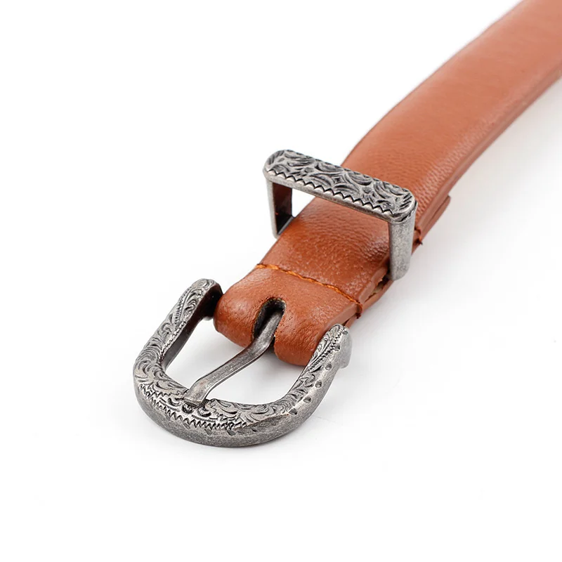 hup women black leather western cowgirl waist belt metal buckle waistband new hot belts for women luxury designer brand free global shipping