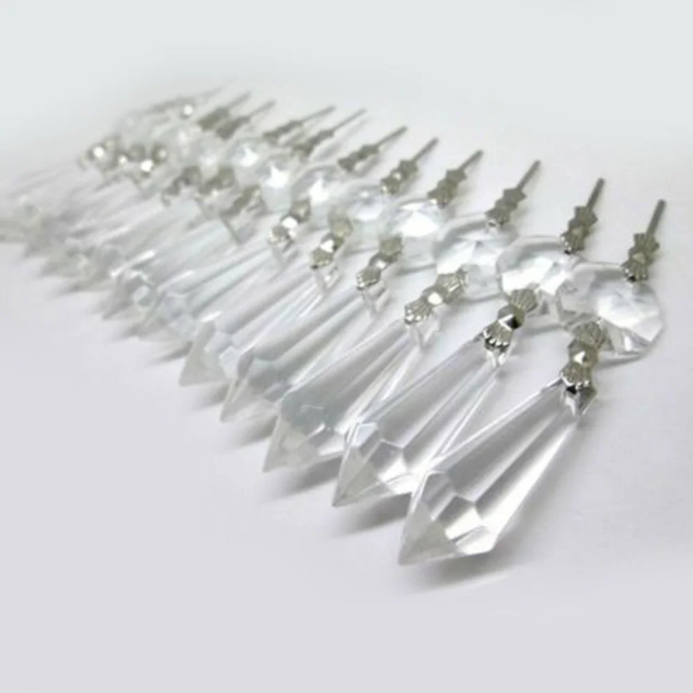 10 шт. креативная Хрустальная подвесная декоративная лампа Потолочная занавеска