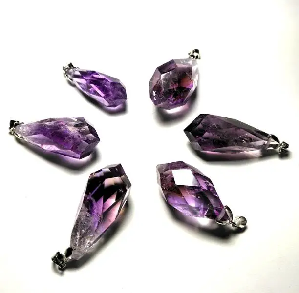 Природный Аметрин капли воды маятниковая подвеска слезы Ангела ювелирные