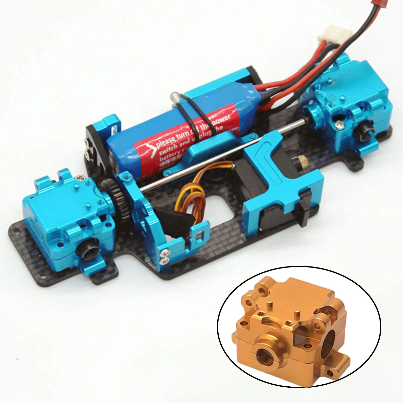 Металлический корпус коробки передач RC для Wltoys K969 K989 аксессуары хобби