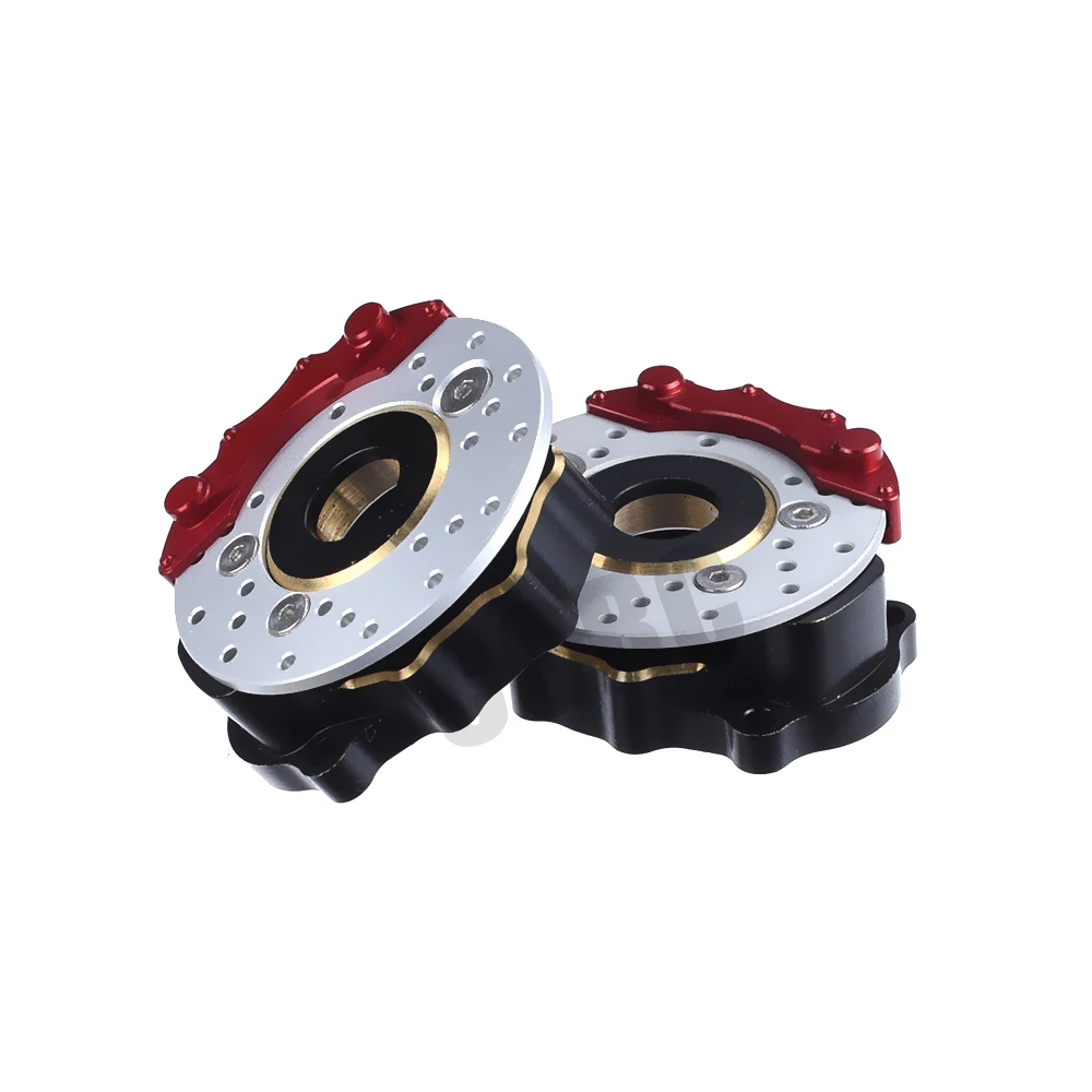 Латунная осевая крышка рулевого стакана и тормозной суппорт для 1/10 RC Crawler Car Traxxas