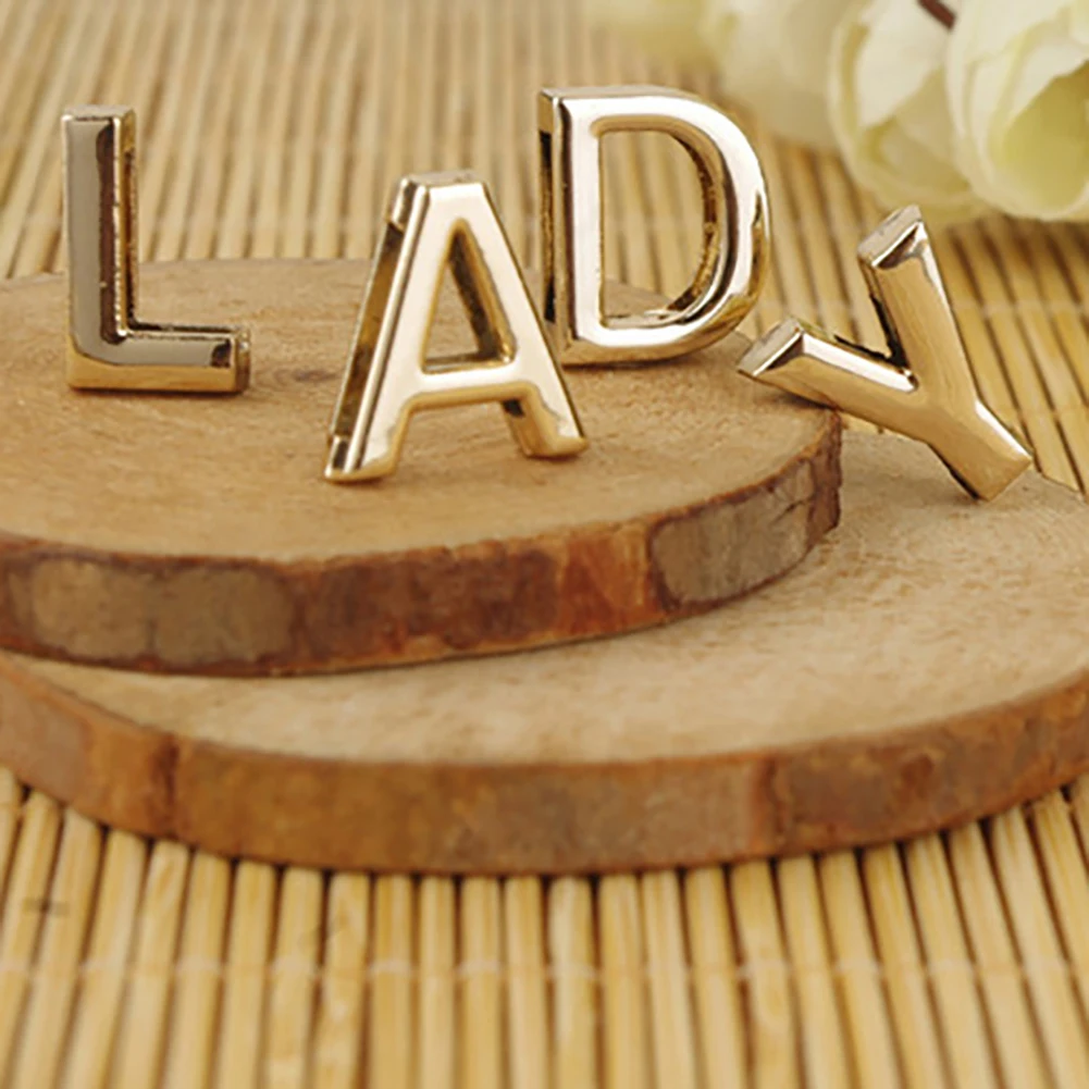 Модное женское ювелирное изделие DIY цепочка с буквенным принтом Очаровательное