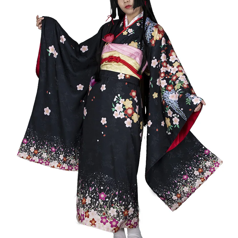 Женское кимоно для косплея Карнавальный костюм вечевечерние НКИ юката |