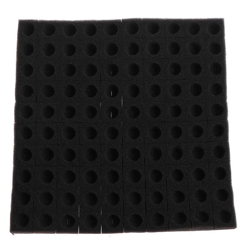 

100 holes Soilless Hydroponic Vegetables Nursery Sponge Culture Water Planting