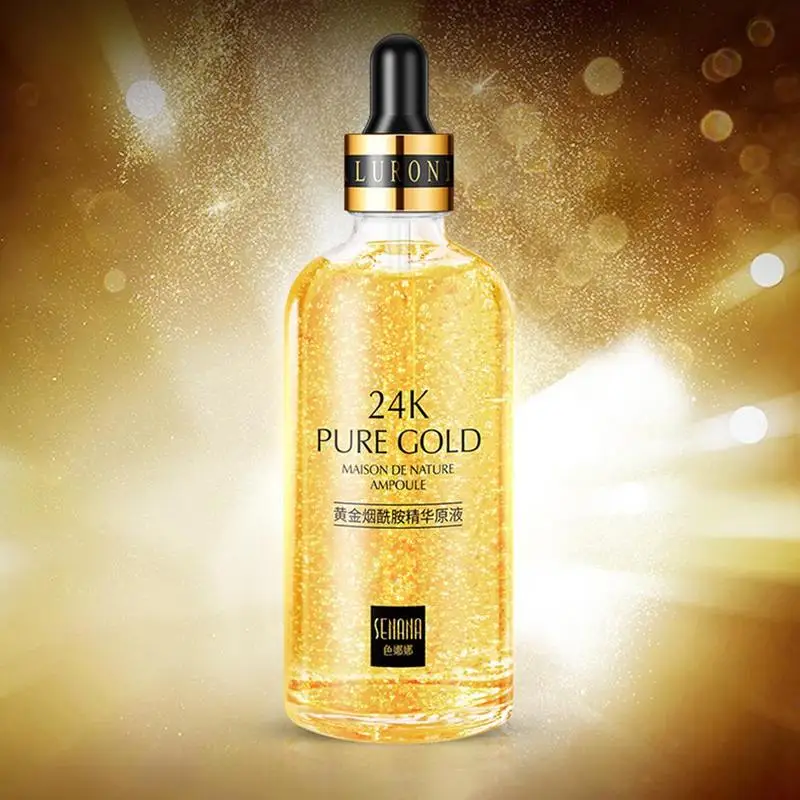 

24k Gold Nicotinamide Whitening Moisturizing Serum Anti Lifting Firming Repair Face Skin Care