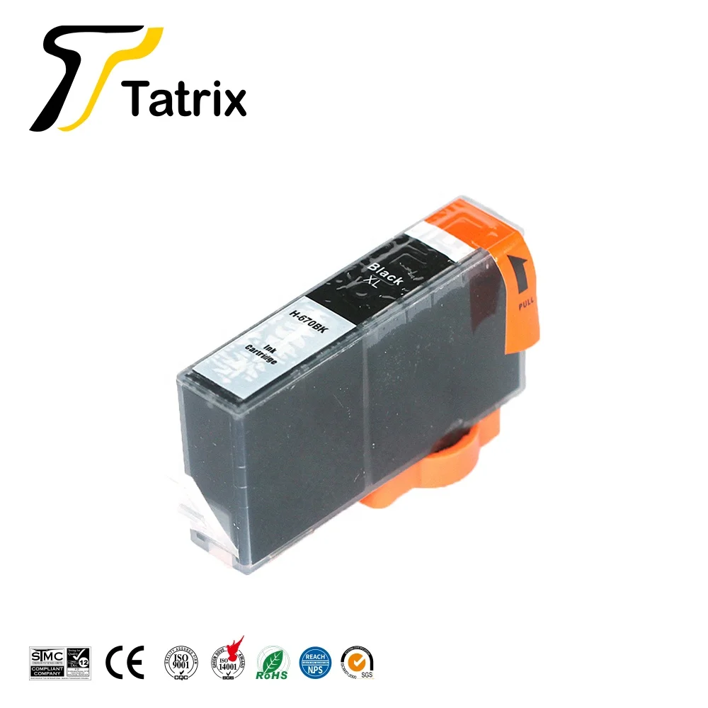 Tatrix 4PCS For HP670 HP670XL H-670 Ink Cartridge HP Photosmart Deskjet Advantage 3525/4615/4620/4625/5525/6526 Printer | Компьютеры и