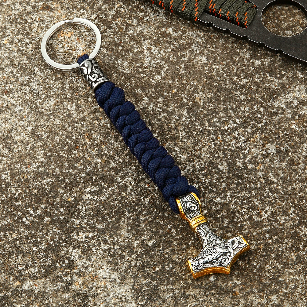 Мужской брелок-амулет Молот Тора из нержавеющей стали | Украшения и аксессуары