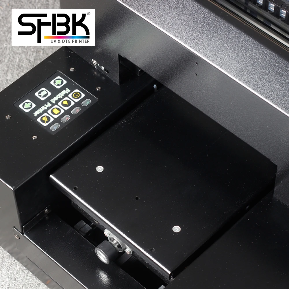 Плоский УФ струйный принтер SHBK A4 рельефный акриловый металлический