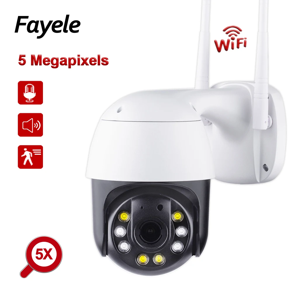 

Wi-Fi 2,5 дюйма металлический чехол, умный мини-Купол PTZ камера 1080P 2MP 3MP 5MP Двусторонняя аудиосвязь IR 50M беспроводная IP камера SD запись P2P