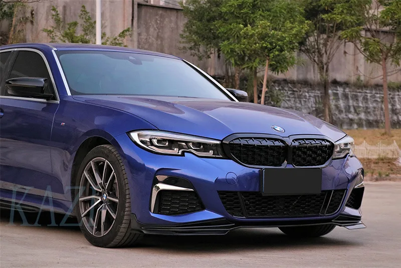 

2020 подходит для 3 Bmw серии G20g28 325li330li настраиваемая яркая черная Mp Передняя Задняя боковая юбка комплект крыла