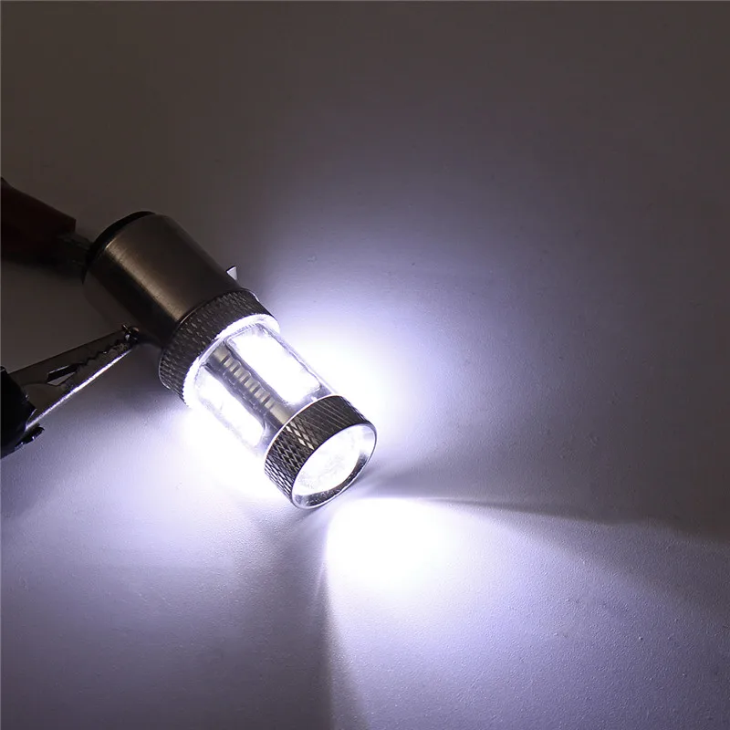 Супер яркие светодиодные лампы BA20D H6 16LED Мотоцикл мопед ATV фара лампа Прямая