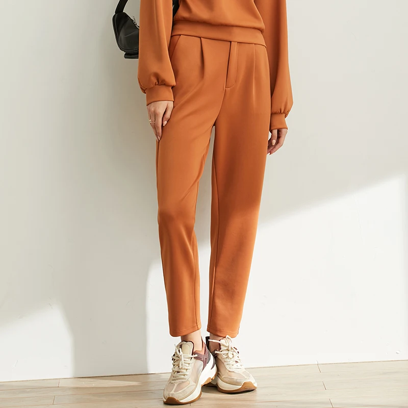Amber Trousers Amii Минималистичная одежда в западном стиле для девочек в европейском стиле повседневные штаны для женщин осень воздушный слой модный костюм - Цвет: Amber Trousers
