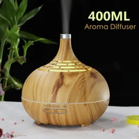 2019 aromatherapy diffuser 400ml aroma diffuser 7 color changing led lights ultrasonic air humidifier essential oil diffuser