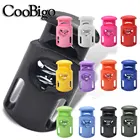 Цветной фиксатор шнура для Паракорда Эластичный шнурок, 10 шт.