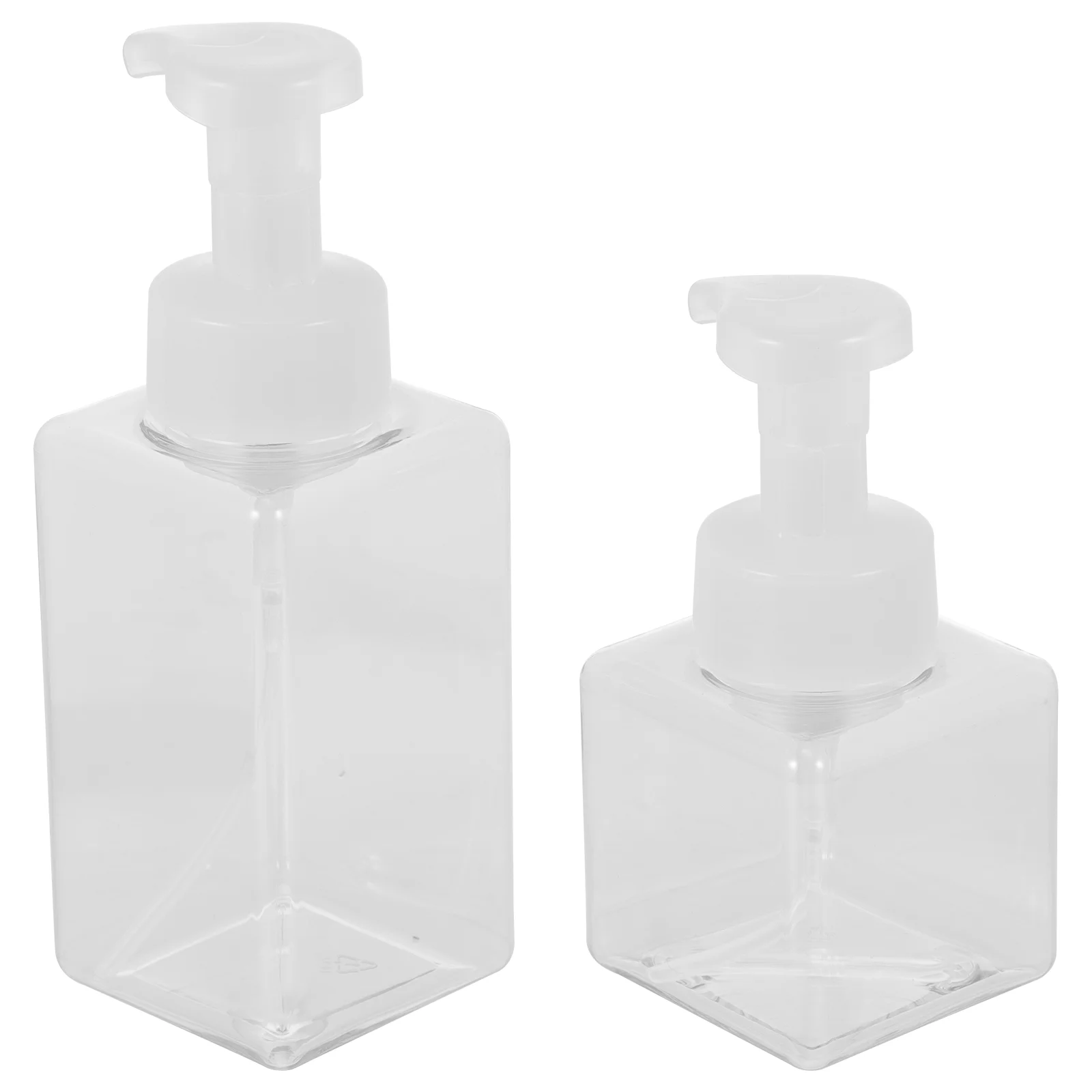 

2Pcs Empty Foaming Bottles Travel Soap Bottle Plastic Lotion Dispenser (White)