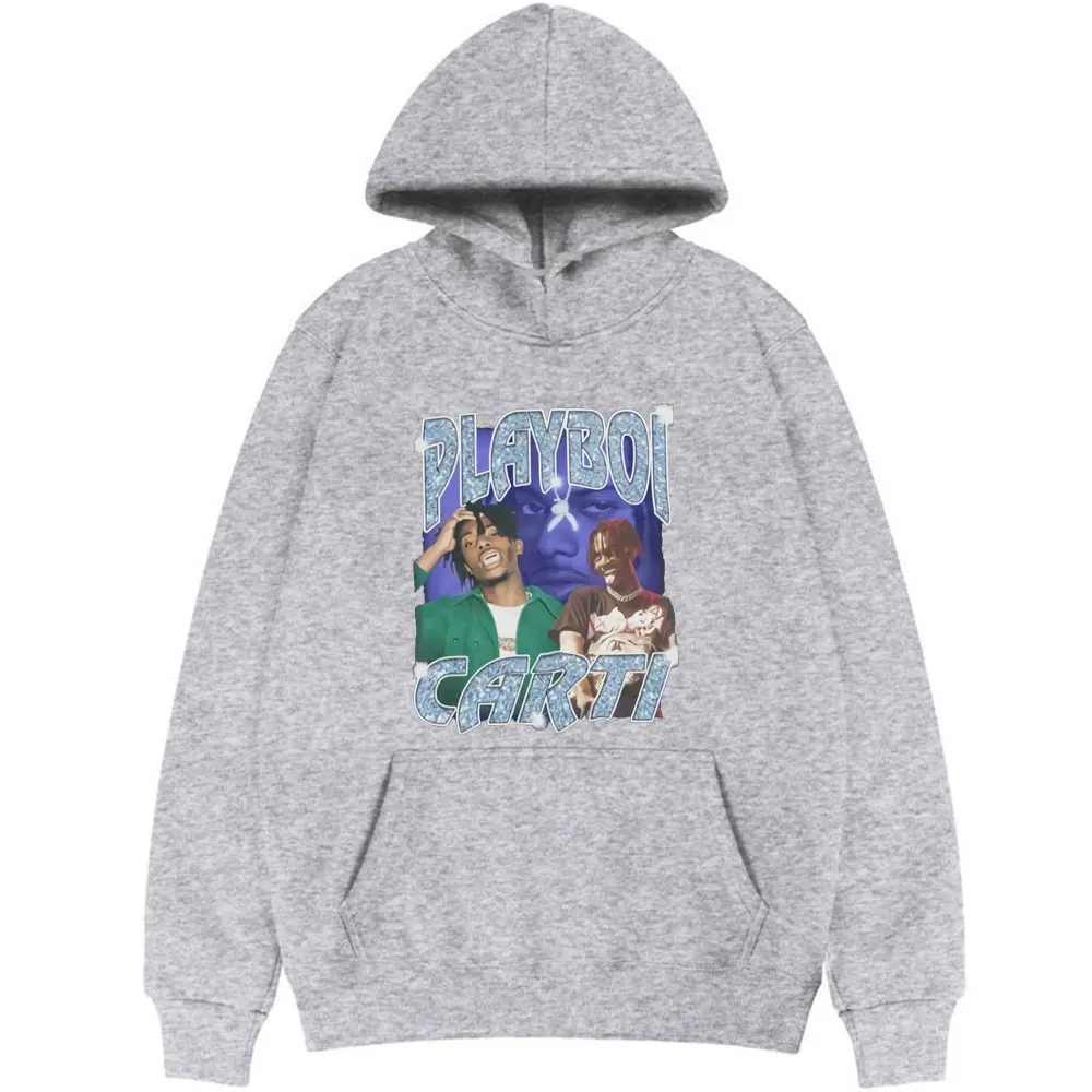 

New Awesome Hoodie for Guys Fashion Sweatshirt Regular Unisex Fleece Cotton Tops Men Playboi Carti High-quality Printing Hoodies