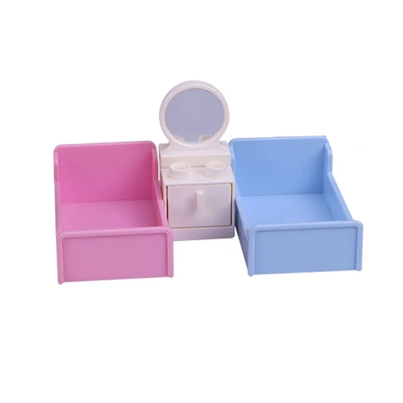 

Big Building Block Figure Furniture Bathroom Sofa Chair Bed DIY Accessories Toy For Children Girl Gift Compatible Big Size Brick