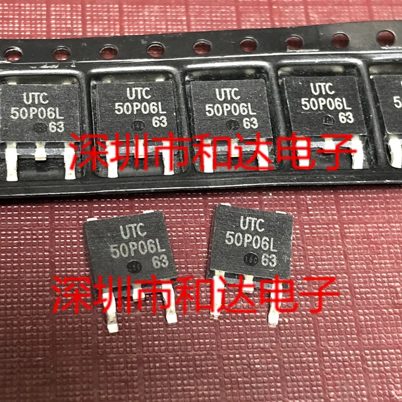 

5 шт. UTC50P06L TO-252 -60 -50A