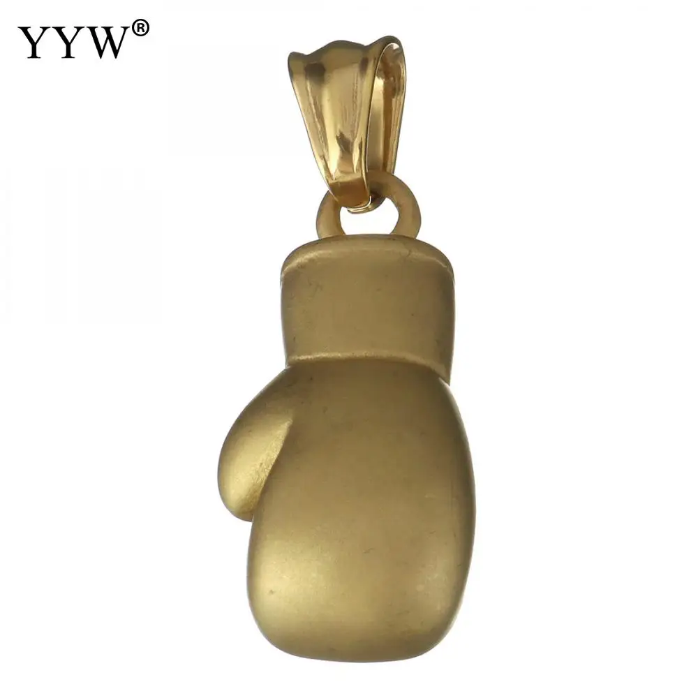 Шикарные боксерские перчатки кулон для ожерелья из нержавеющей стали