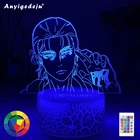 Аниме Светодиодная лампа Атака Титанов Эрен х ююдцу кайзен для детской спальни Декор подарок на день рождения манга АОТ Атака Титанов 3d светодиодный светильник