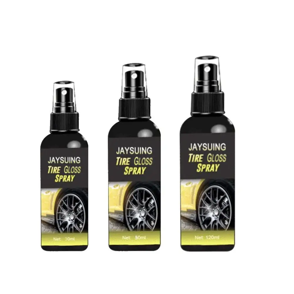 

30ml/50ml Car Tire Shine Spray Car Wheel Tire Cleaning Refurbishing Agent Car Paint Coating Polishing Spraying Wax Cleaner Agent