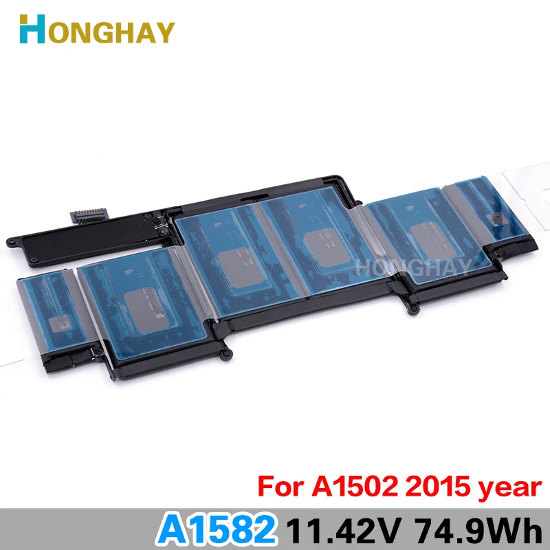 Оригинальный аккумулятор для ноутбука Honghay A1582 Apple MacBook Pro 13 дюймов Retina A1502 2015 год 11