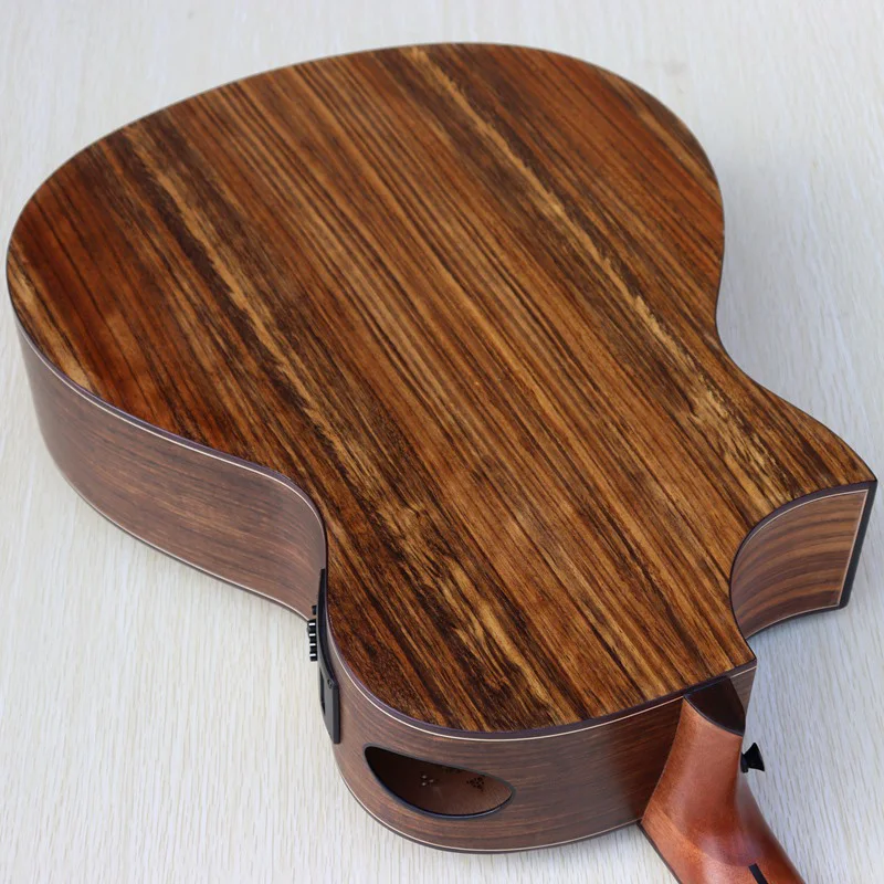 Ручная работа полная hickory деревянная высококачественная акустическая гитара с эквалайзером с тюнером/отличный звук гитары ra elétrica d