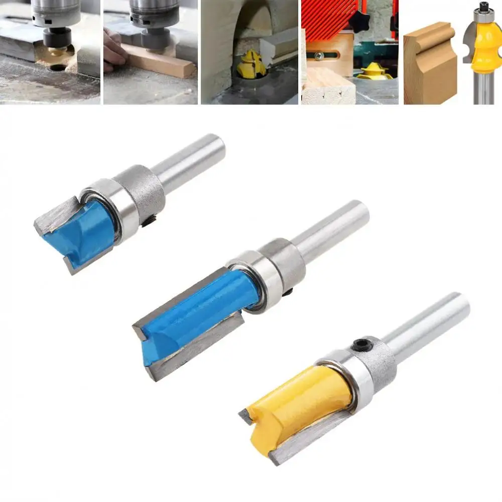 Milling Cutter 3pcs/lot Profiling Tool 1 / 4 Handle Straight Boring Slotting Engraving Machine &amp Accessories | Инструменты
