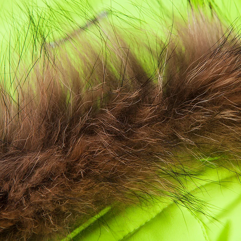 WHS Новых мужчин лыжные куртки зима водонепроницаемый Меховой воротник пальто