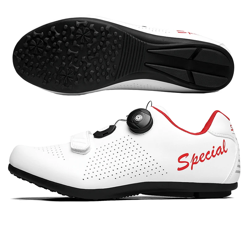 

cycling shoes Rubber Hard bottom bicycle shoes Women Cycling Sneakers Breathable Men's bike sneakers road bike shoes flat shoes